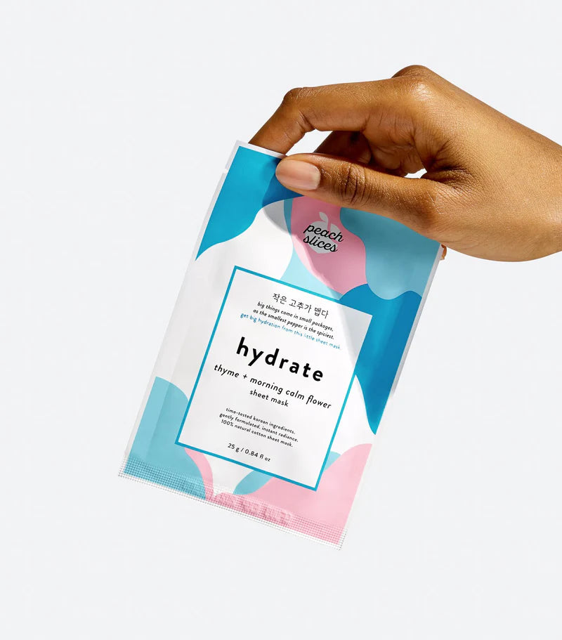 Hydrate Mask by peach slices