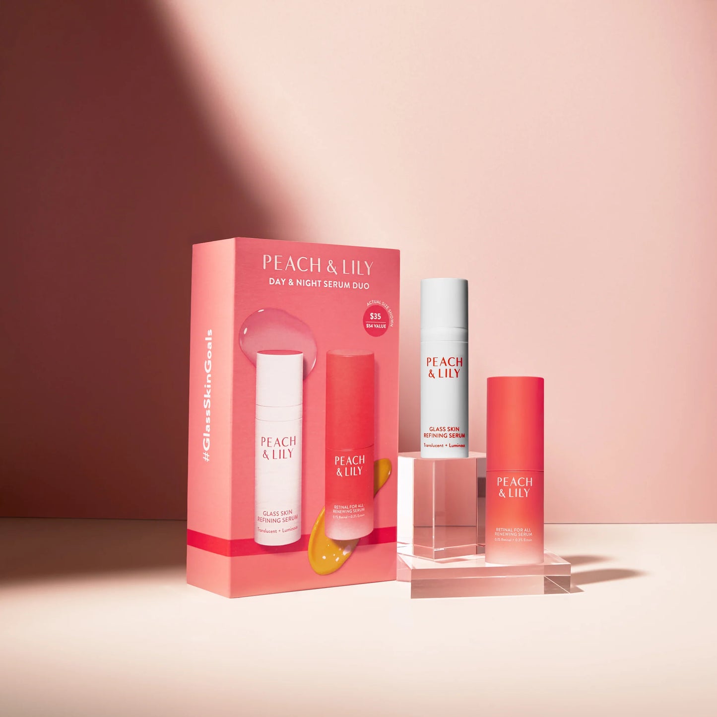 Peach & Lily Day & Night Serum Travel Duo