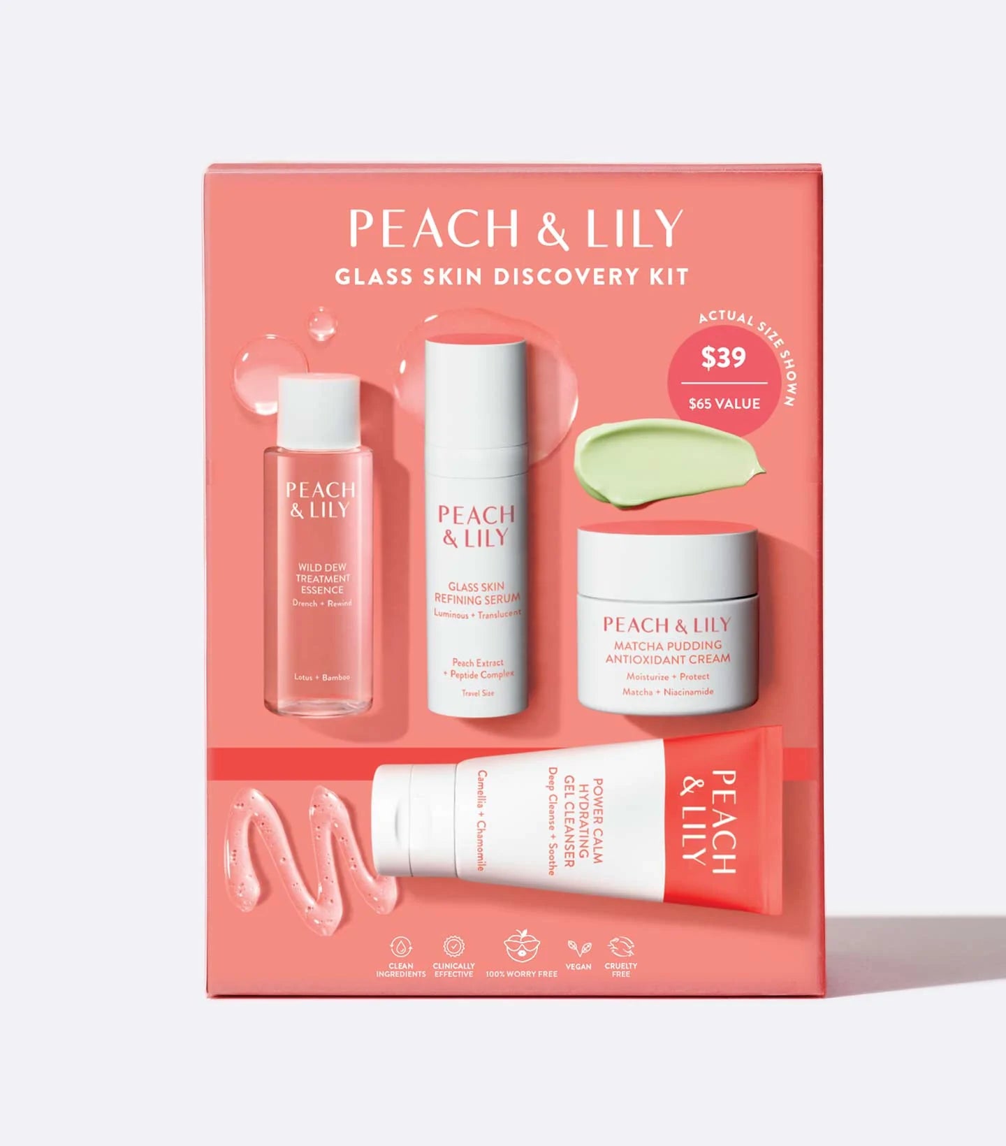 Peach &  Lily Kit - Glass Skin Discovery Kit
